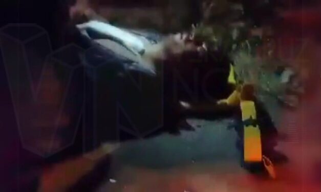 Motociclista lesionado en Álamo