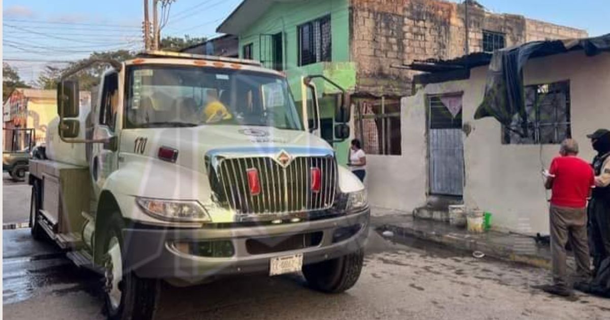 ¡Otra vez Gabino Rivera, alias ‘El Lagrimita’, provoca un incendio en su casa en Álamo, Veracruz!