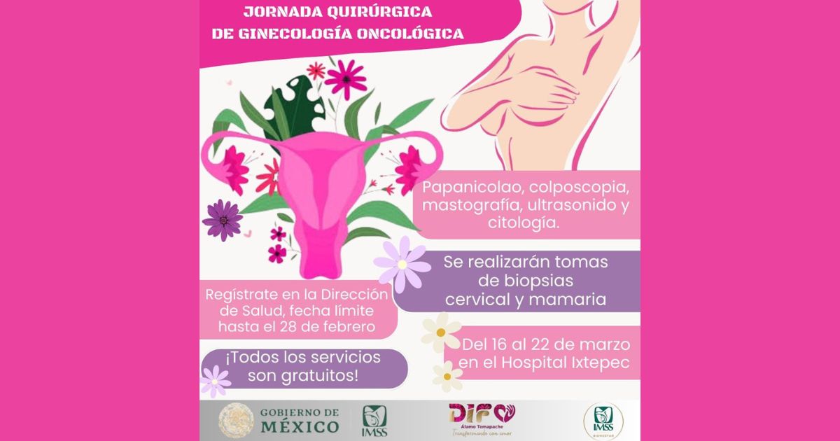 Jornada de ginecología oncológica gratuita en Álamo