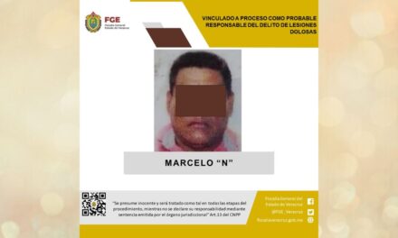 Lo vinculan a proceso por lesiones dolosas en Misantla