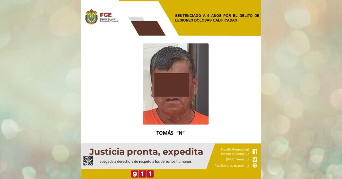 Lo sentencian a 9 años de cárcel en Ozuluama