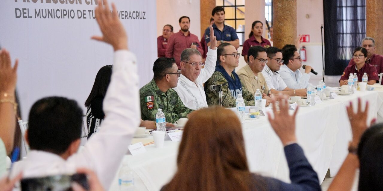 Tuxpan: Sesionó el Consejo Municipal de Protección Civil y el Consejo Municipal de Seguridad Pública y Participación Ciudadana