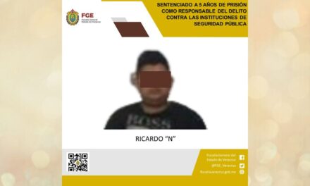 Le dan 5 años de prisión  por delito contra las instituciones de seguridad pública en Martínez de la Torre