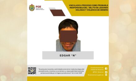 Sujeto vinculado a proceso por lesiones dolosas y violencia de género en Tantoyuca