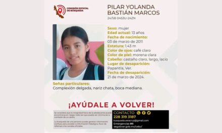 Desaparece menor de edad en Papantla