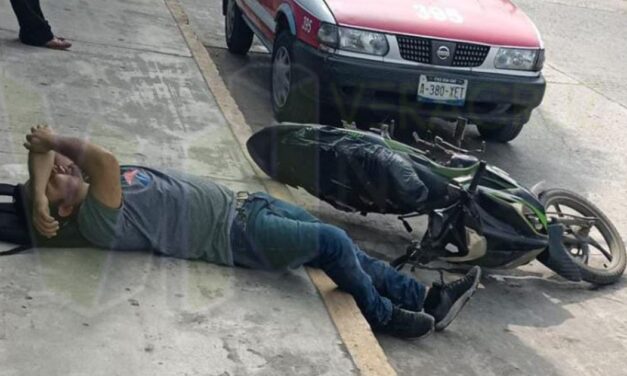 Álamo: Derrapó y ‘de pilón’ lo infraccionaron