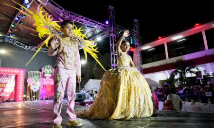 Martha Zárate y Andy de Jesús son los reyes infantiles del Carnaval Tuxpan 2024