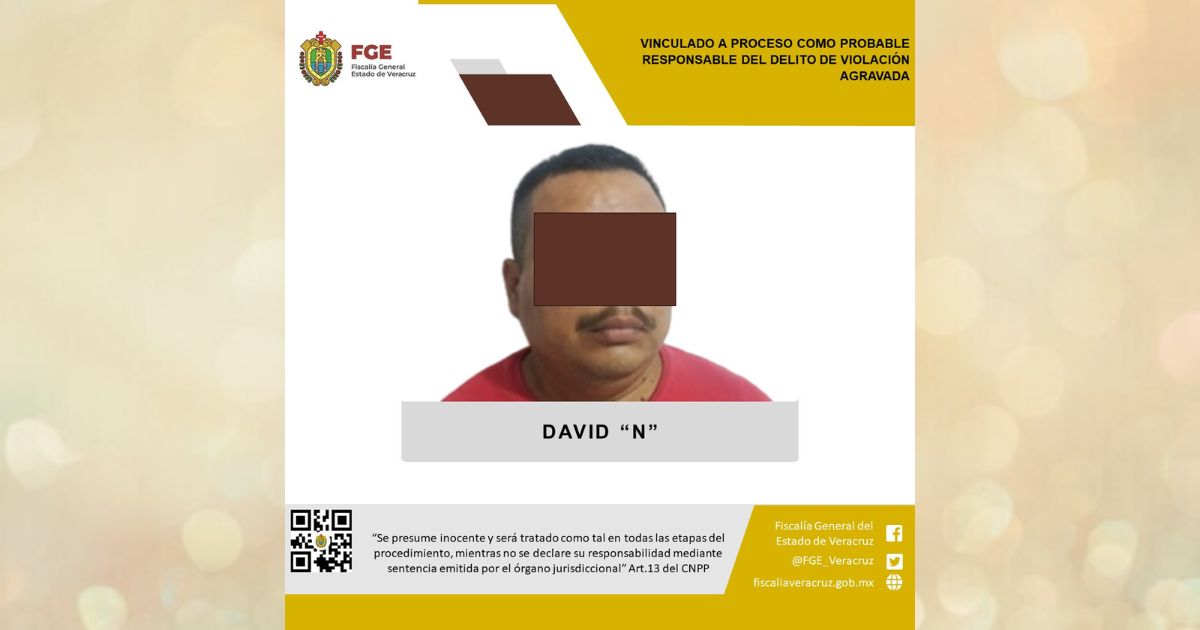 Pánuco: Vinculado a proceso por el delito de violación agravada