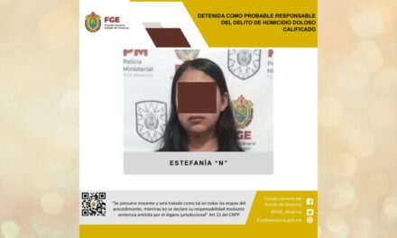 Álamo: Mujer es detenida por homicida