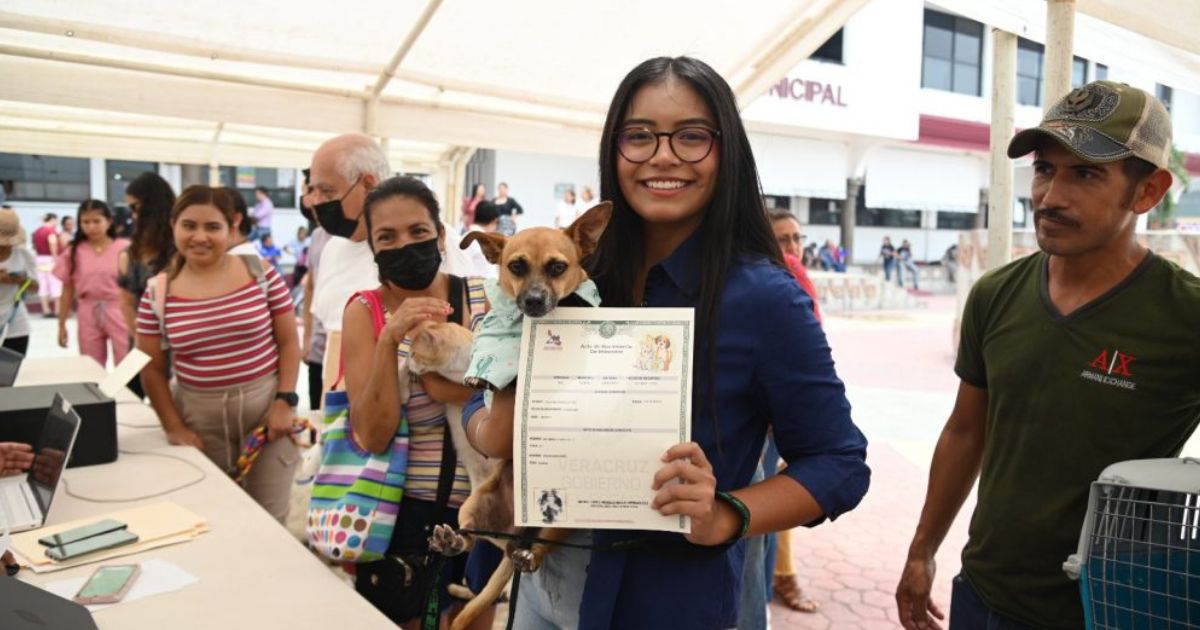 Tuxpan: Mañana lunes será el registro gratuito de mascotas, en la Plaza Cívica, de 10:00 a 17:00 horas
