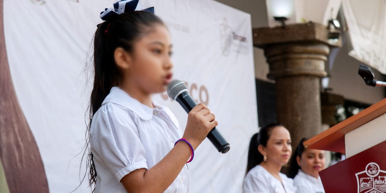 Tuxpan: Realizan Lunes Cívico en conmemoración del Día del Trabajo