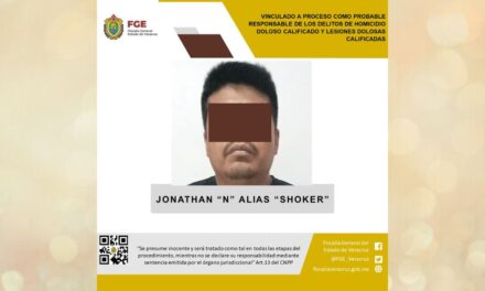 Álamo: Vinculan a proceso al “Shoker” por homicidio y lesiones dolosas calificadas