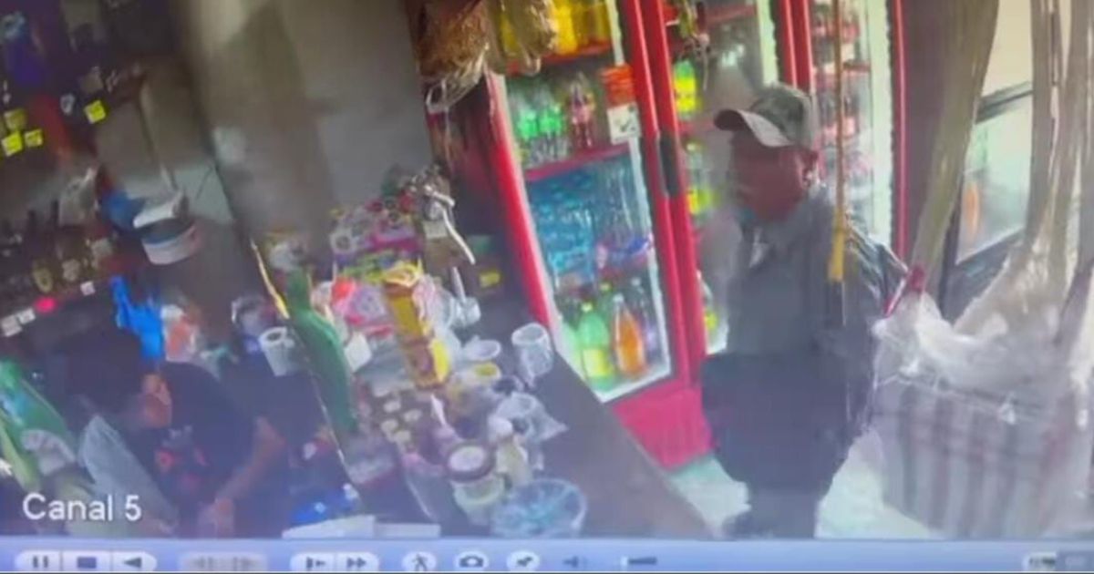 Chicontepec: Ladrón atraca tienda de abarrotes en pleno domingo de ramos