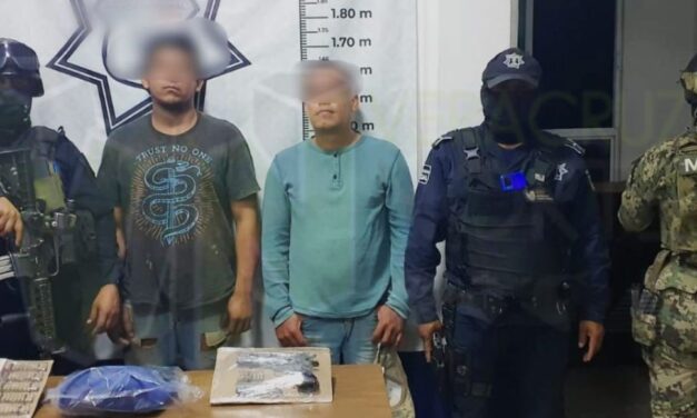 Cae banda tras operativo policial en Álamo, Veracruz: Vehículo robado y armas decomisadas