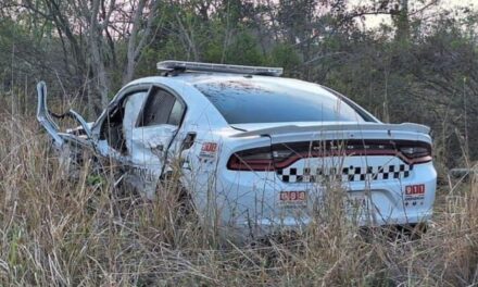 Pueblo Viejo: Patrulla de GN choca a camioneta en la Tampico-Valles 