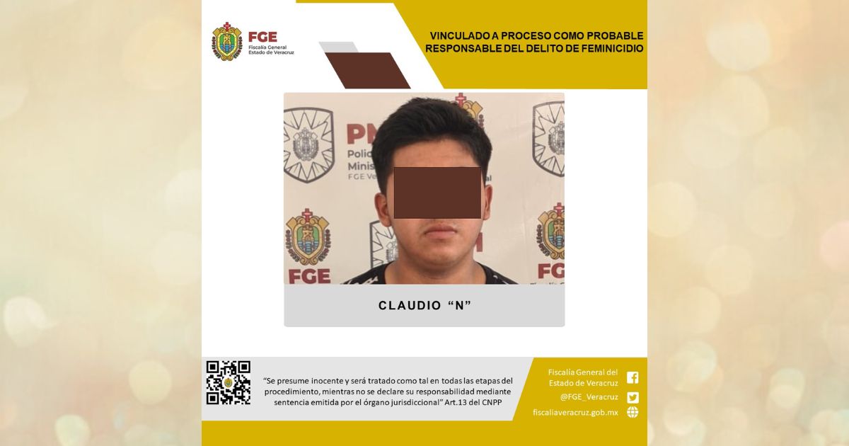Papantla: Feminicida de la comunidad Díaz Ordaz  vinculado a proceso