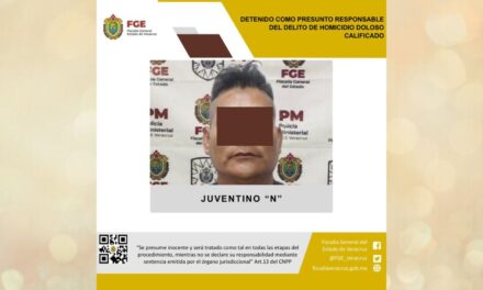 Pánuco: Detenido por el delito de homicidio doloso