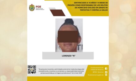 Papantla: 10 años y 4 meses por delitos intento de homicidio y delitos contra la salud