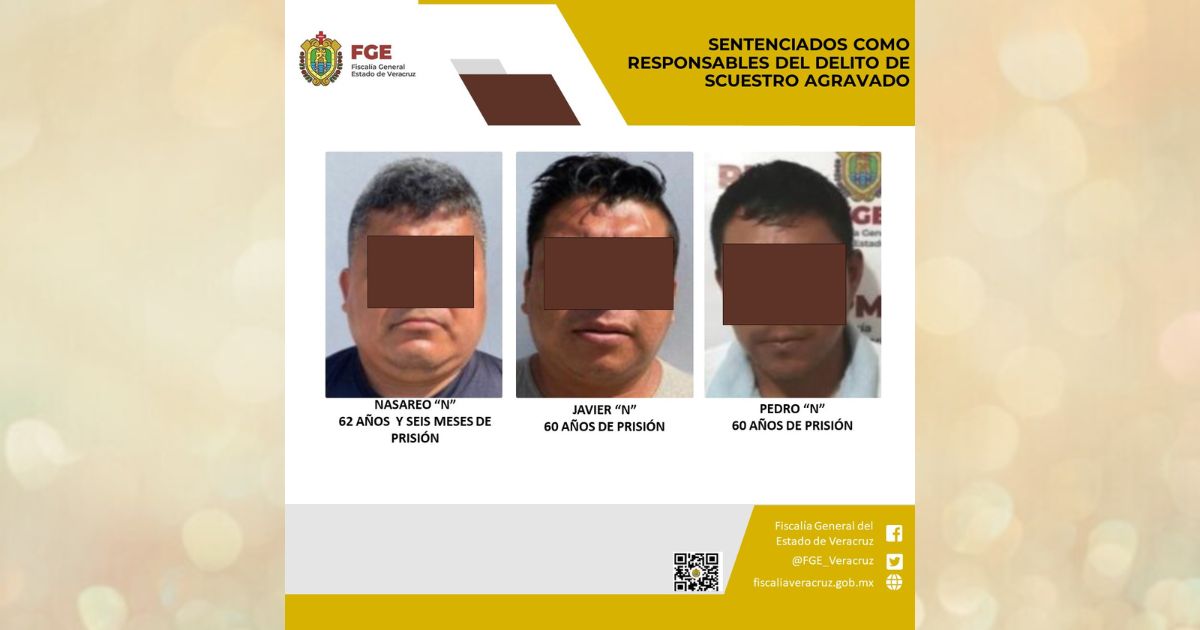 Sentenciados a 62 y 60 años de prisión por secuestradores en Platón Sánchez