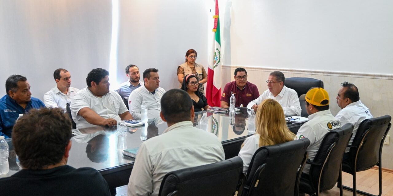 Gobierno de Tuxpan y empresarios trabajarán coordinadamente a través del “Plan de Ayuda Mutua 2024”, en materia de Protección Civil.