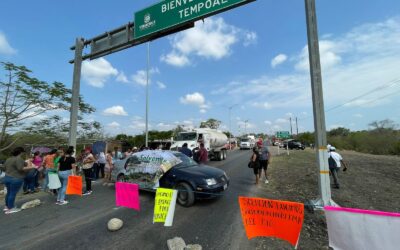 Manifestantes bloquean acceso a Tempoal: ¡Exigen agua en sus hogares!