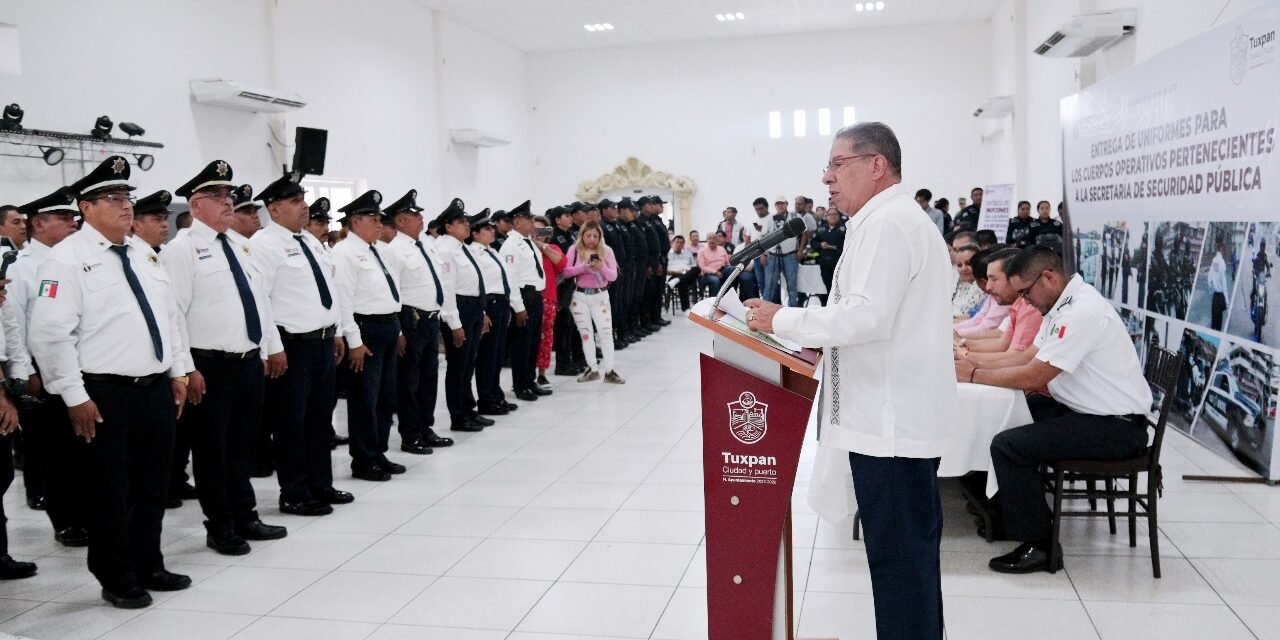 Alcalde José Manuel Pozos Castro agradece a las Fuerzas Estatales y Federales por el gran trabajo coordinado, que ha permitido dar los mejores resultados a la ciudadanía tuxpeña
