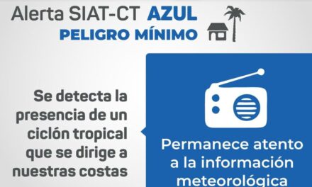 TUXPAN: Nos encontramos en Alerta SIAT-CT AZUL “Peligro Mínimo”