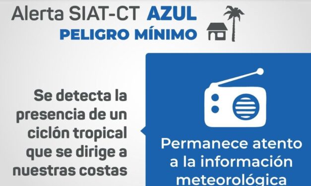 TUXPAN: Nos encontramos en Alerta SIAT-CT AZUL “Peligro Mínimo”