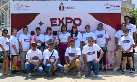 Tuxpan: Inicia la Expo Jóvenes Emprendedores, en el Parque Reforma