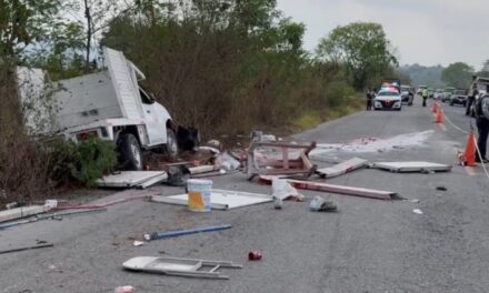 Terrible accidente en la Álamo-Tihuatlán: “Estaquita” salió de la carretera