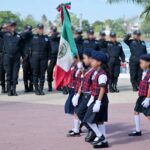 Tuxpan: Jardín de Niños “José L. Garizurieta” participa en Lunes Cívico