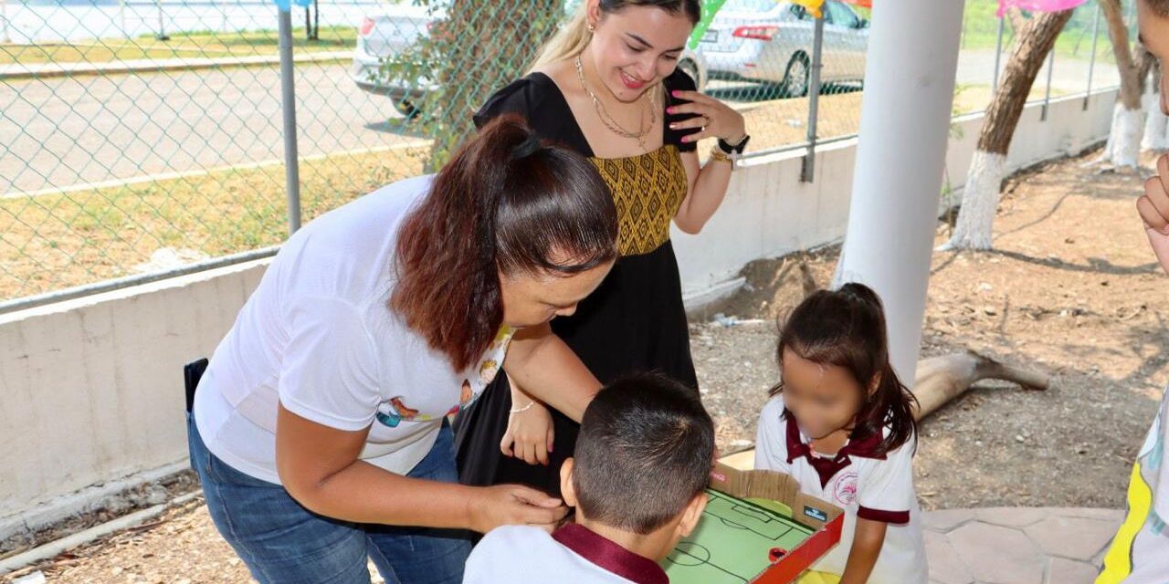 DIF Tuxpan promueve en preescolares el conocimiento matemático y el reciclaje