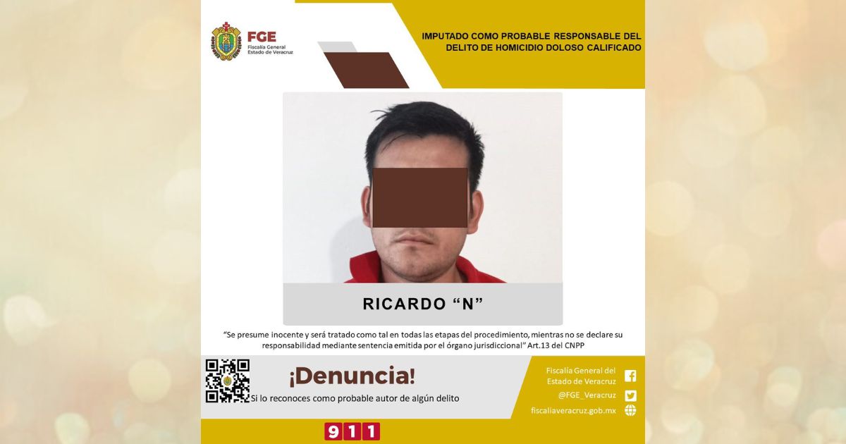 Álamo: Imputado por el delito de homicidio doloso calificado