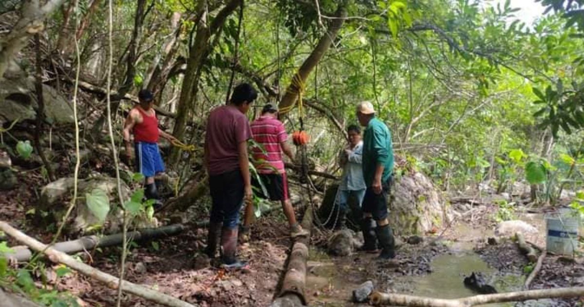 Tepetzintla: Lluvias provocan daños en el suministro de agua