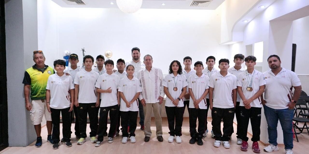 Alcalde de Tuxpan expresó su reconocimiento a las y los medallistas de canotaje de los Nacionales CONADE 2024