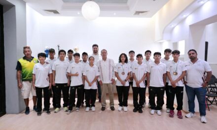 Alcalde de Tuxpan expresó su reconocimiento a las y los medallistas de canotaje de los Nacionales CONADE 2024