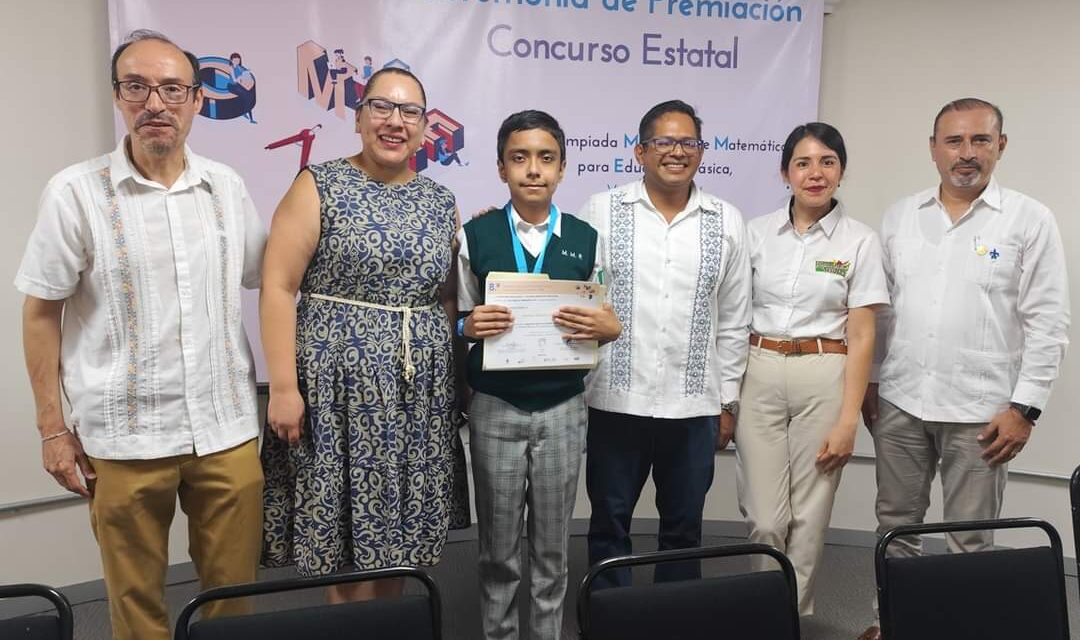 Alumno de Telesecundaria de Tihuatlán Destaca en Olimpiada Nacional de Matemáticas