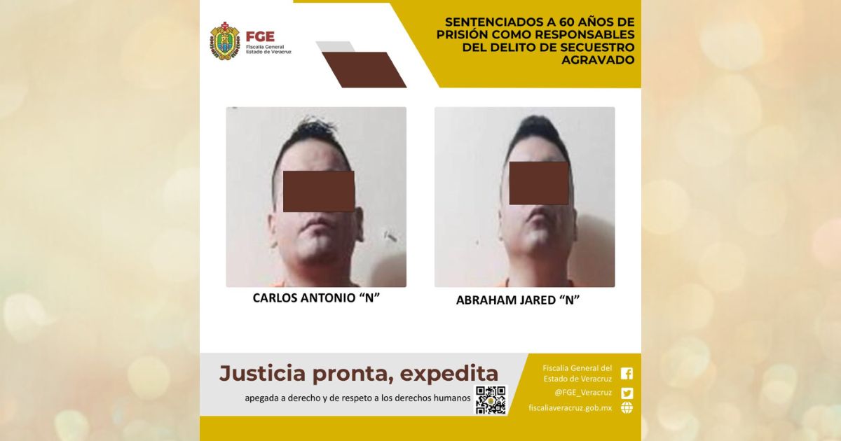  Poza Rica: 60 años de prisión por el delito de secuestro