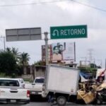 Pánuco: Choca camioneta contra un tráiler en la Tampico-Valles
