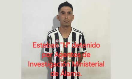 Álamo: Detienen a presunto homicida frente a Elektra