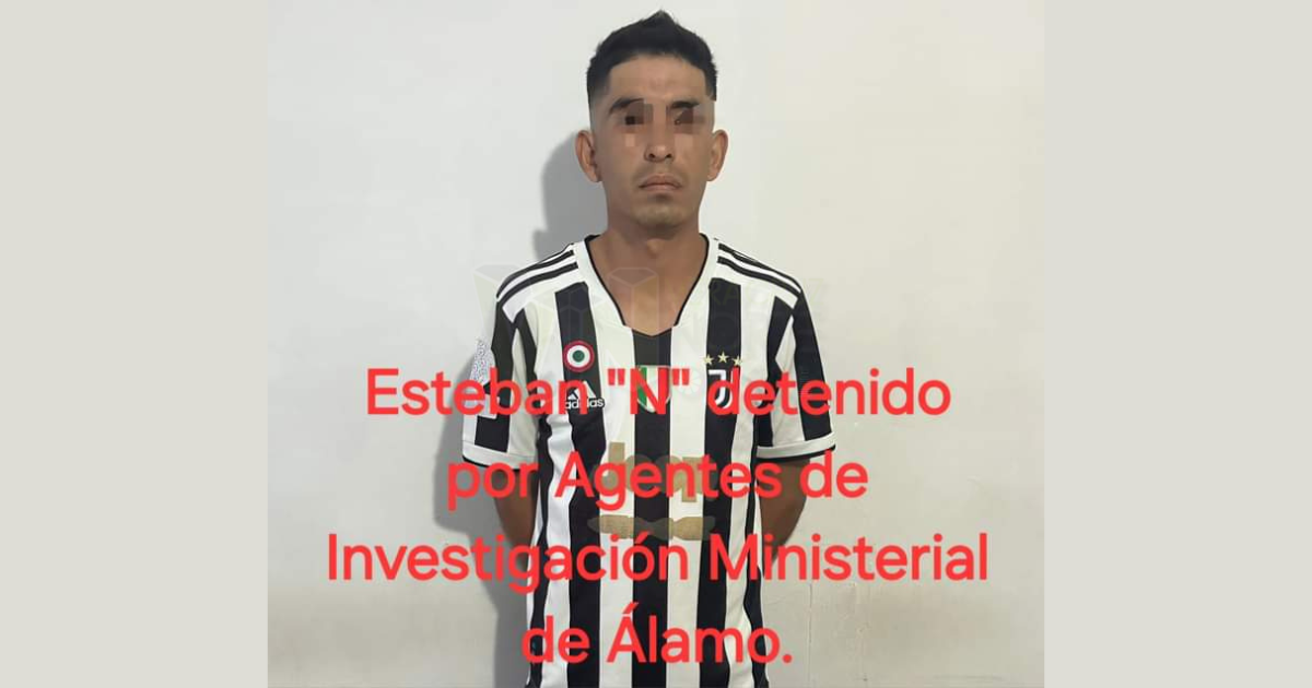 Álamo: Detienen a presunto homicida frente a Elektra