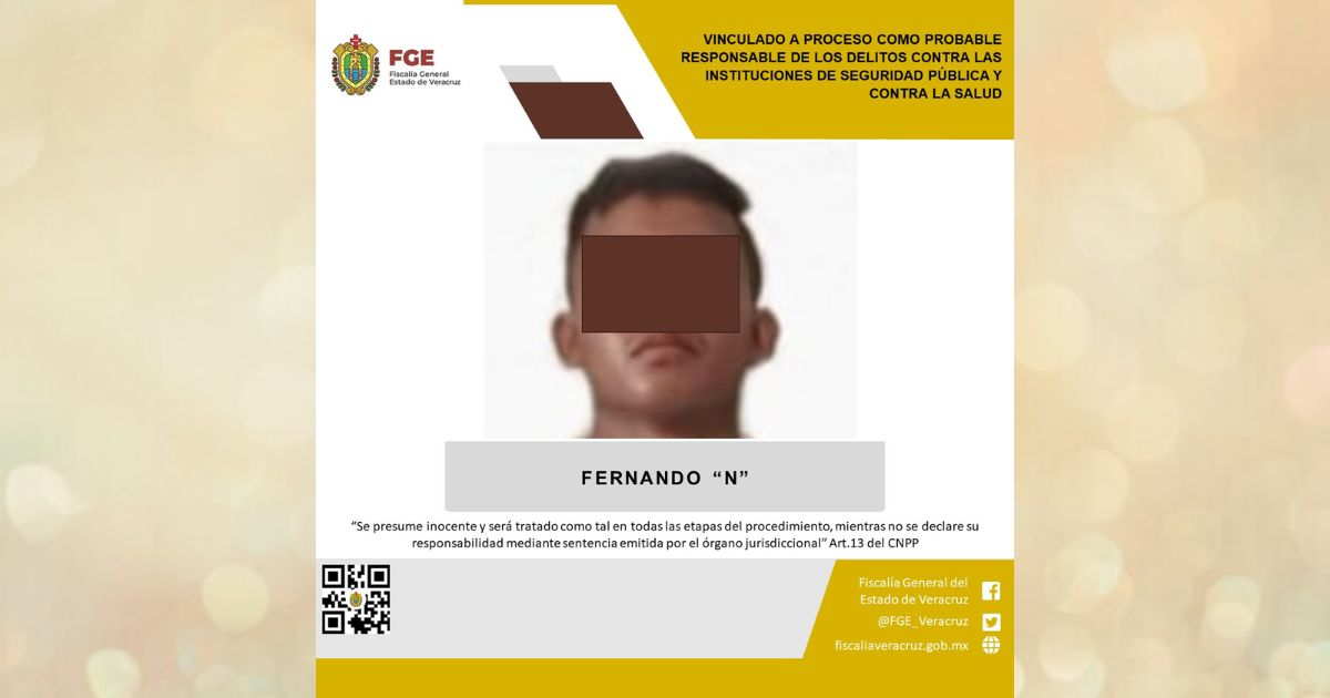 Martínez de la Torre: Vinculado a proceso por delitos contra la salud y  contra las instituciones de seguridad pública