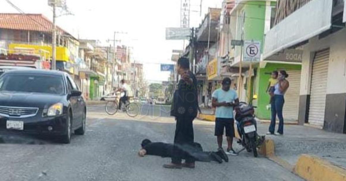 Mujer Policía Sufre Accidente en Álamo, Veracruz