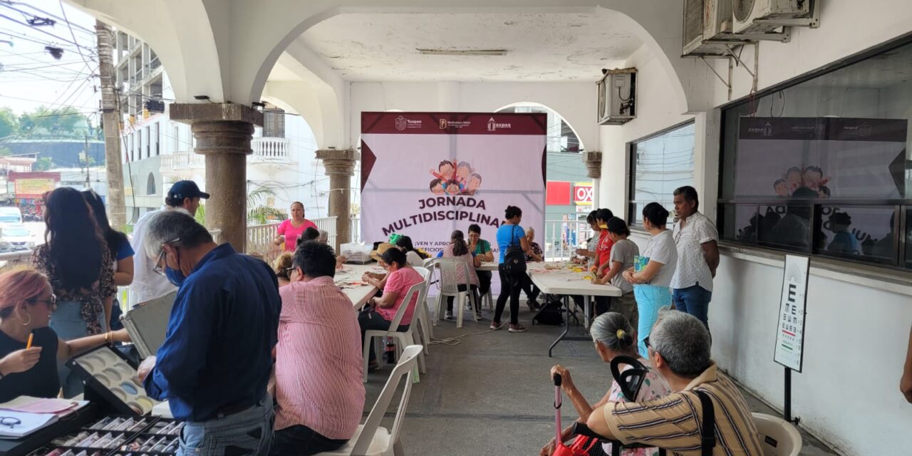 Jornada Multidisciplinaria sigue beneficiando a familias tuxpeñas