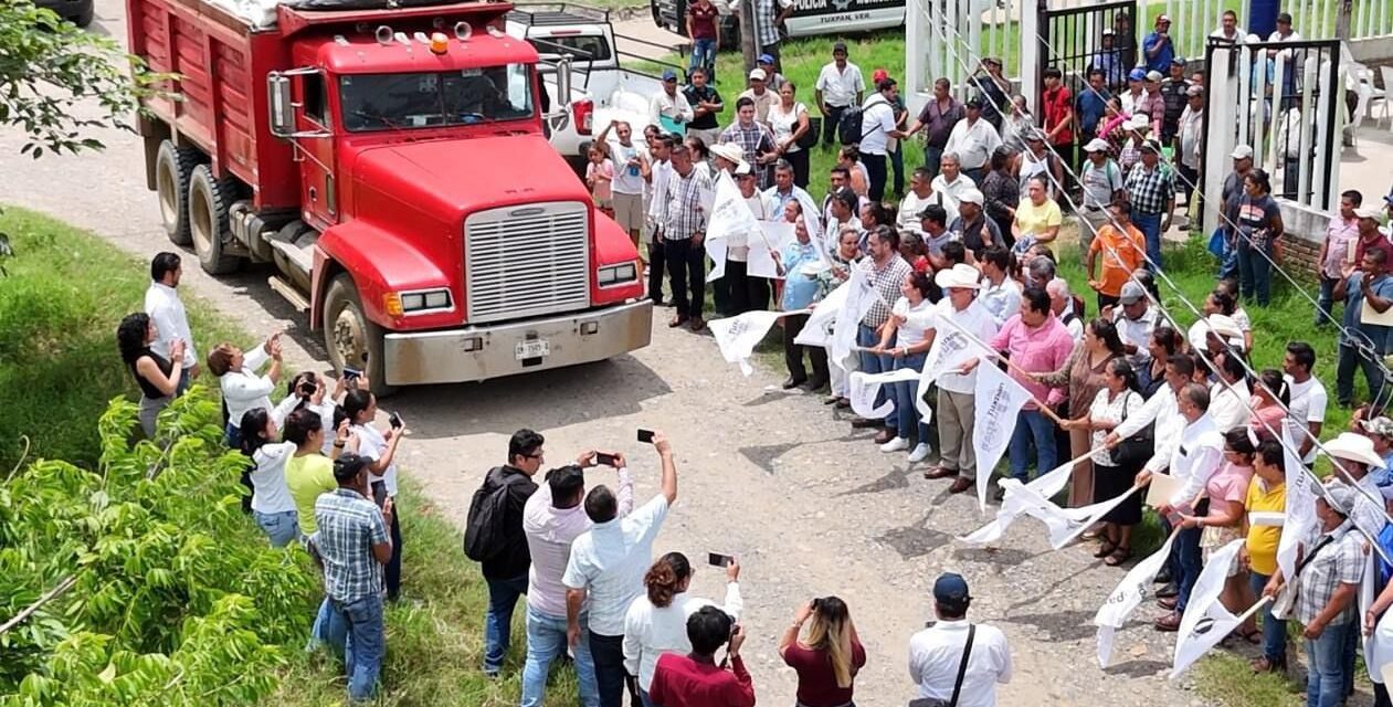 Inició en Tuxpan la distribución y entrega de “Fertilizantes para el Bienestar 2024”, en beneficio de campesinos de 76 comunidades
