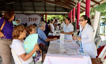 Gobierno y DIF de Tuxpan realizan exitosa Jornada de Salud Integral para el Adulto Mayor