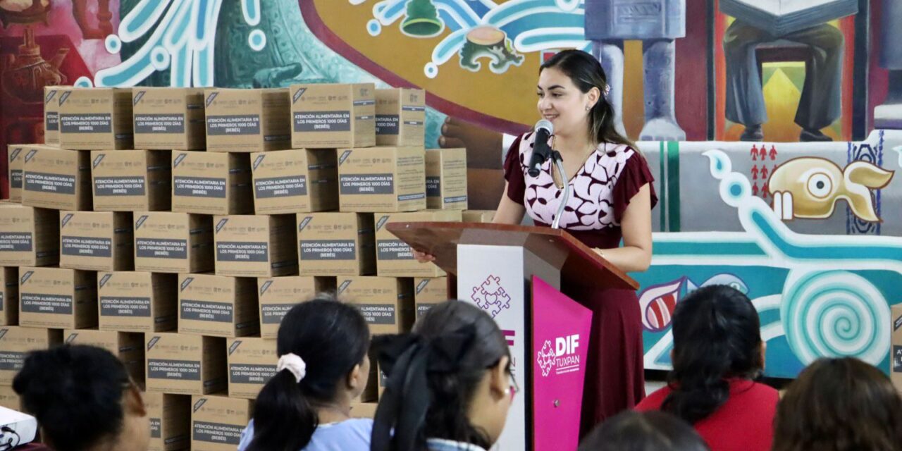 Promueve DIF Tuxpan lactancia materna y alimentación saludable durante el embarazo