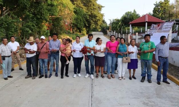 Chinampa de Gorostiza:  Entrega de obra en kilómetro 24