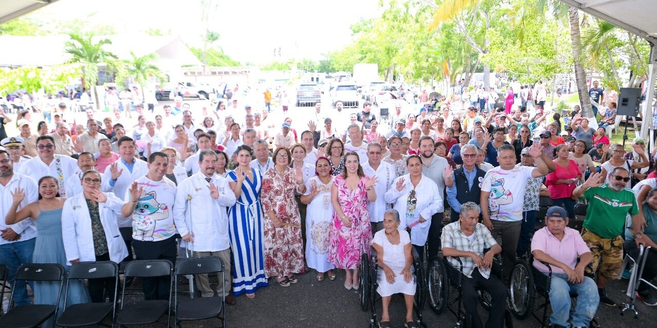 Se inauguró la Jornada Nacional de Salud Pública 2024, en beneficio de las familias tuxpeñas