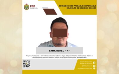 Detienen a presunto homicida en Tihuatlán, Veracruz